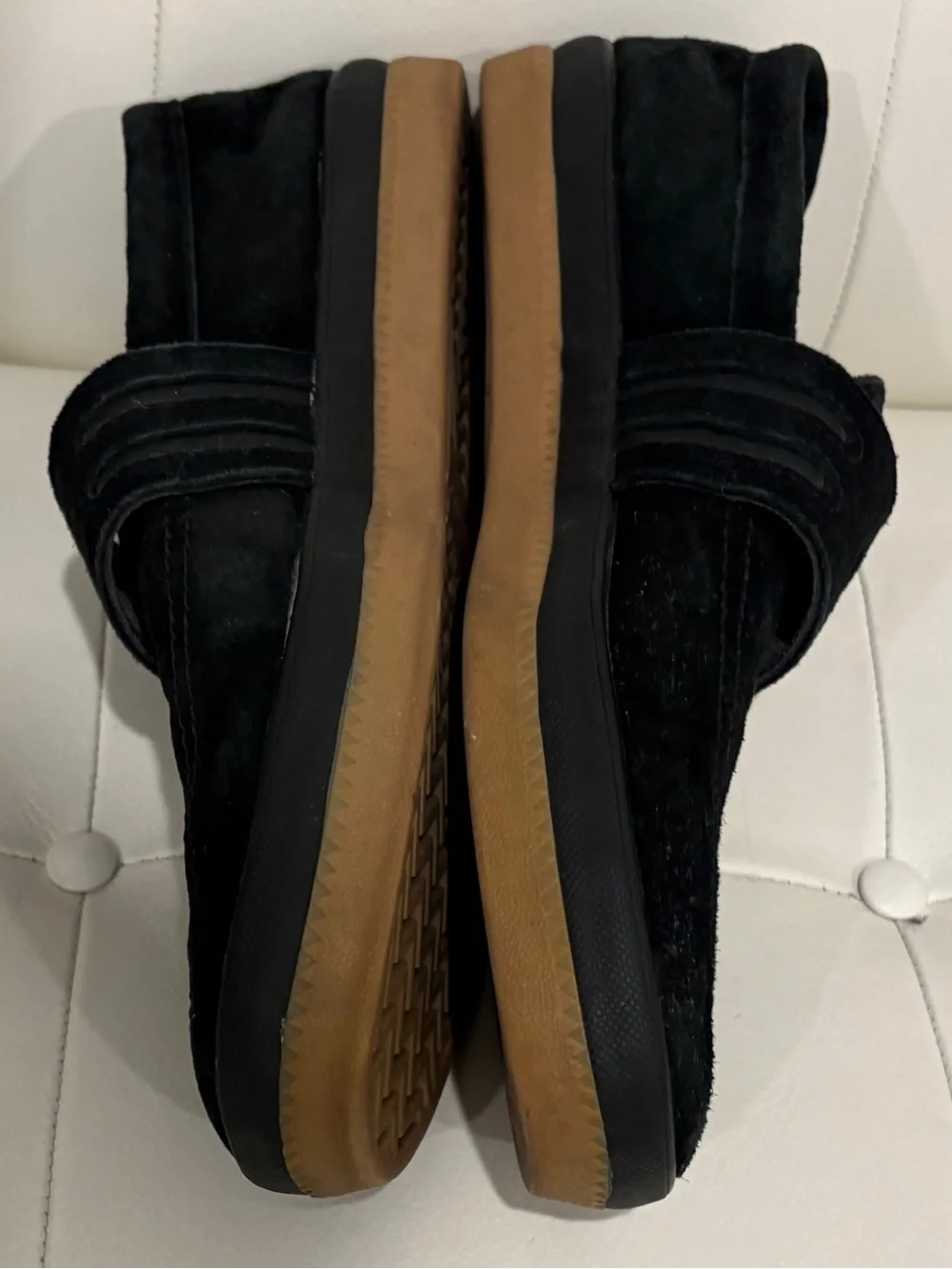 Adidas Acapulco Slip-on Black Suede Loafer Men’s US 9 Unisex